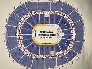 Nfr Rodeo Tickets Thomas And Mack Seating Guide Eseats Com