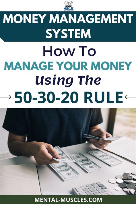 Money Management System How To Manage Your Money Using The 50 30 20