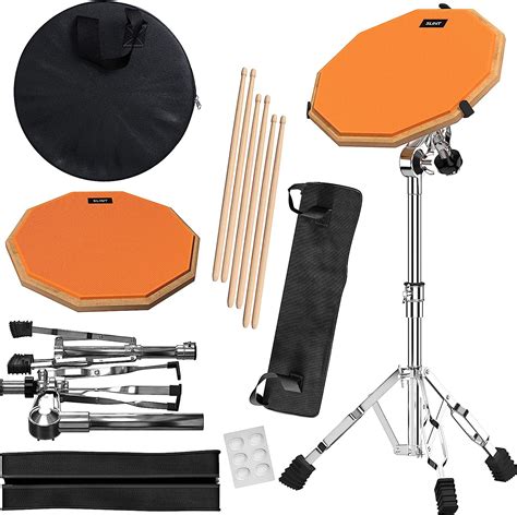 Slint Drum Pad Stand Kit Drum Practice Pad Set With Two Different