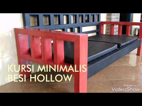 Besi hollow cat hitam dan terekspos untuk mendapat tampilan ala industrial. KURSI TERAS DARI BESI HOLLOW MODEL MINIMALIS new design ...