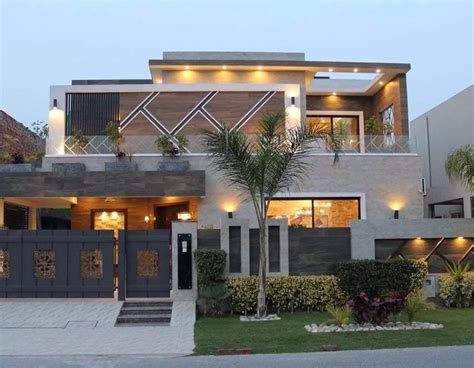 Design By Lahore Pak Properties And Builders Modern Bungalow Exterior