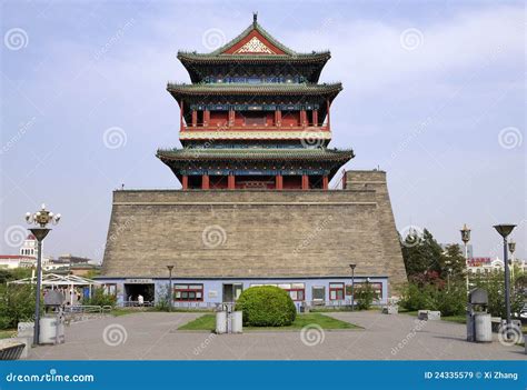 China Beijing Qianmen Gate Tower Editorial Stock Image Image Of