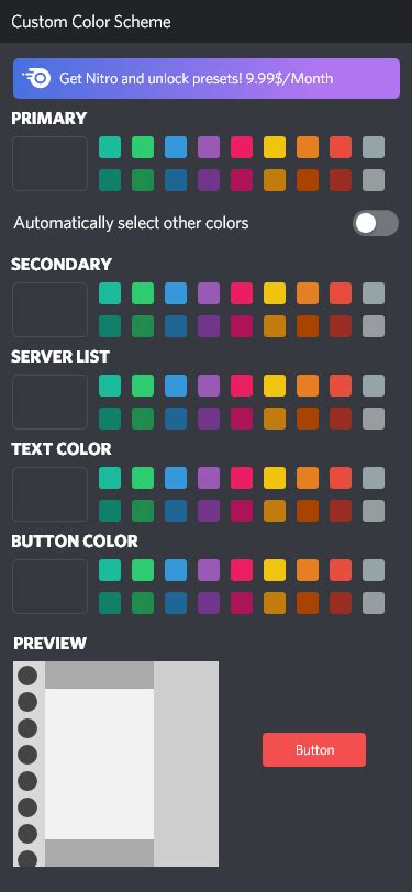 Discord Custom Color Scheme Concept Rdiscordapp