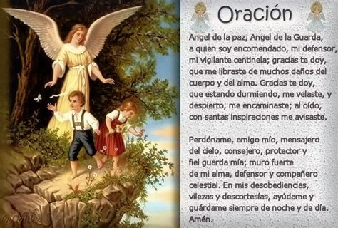 Jesús El Tesoro Escondido Oración Al Angel De La Guarda