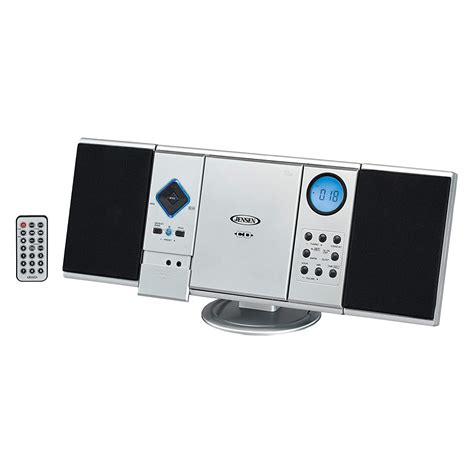 Wall Mountable Micro Home Stereo System Amfm Radio Cd Player W Remote