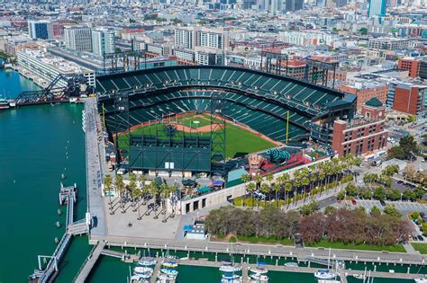 Oracle Park In San Francisco Catch A Baseball At A Giants Game In