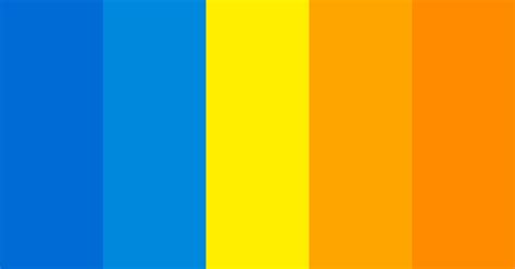 On one hand yellow stands for freshness, happiness, positivity, clarity bright yellow is an attention getting color, and when used in combination with black, is creates one of the easiest color combinations to read and. Blue, Yellow And Orange Color Scheme » Blue » SchemeColor.com