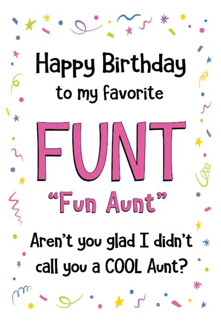 Printable Birthday Cards For Aunt Free Free Printable Templates