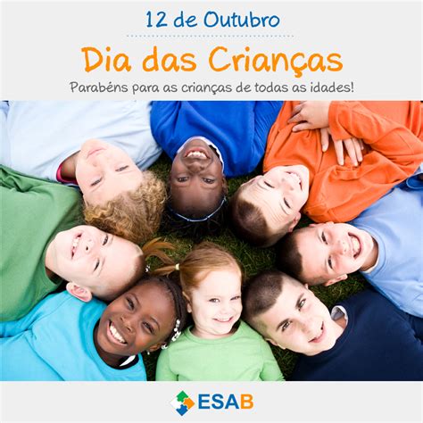 Dia Das Crianças 12 De Outubro Esab Escola Superior Aberta Do Brasil