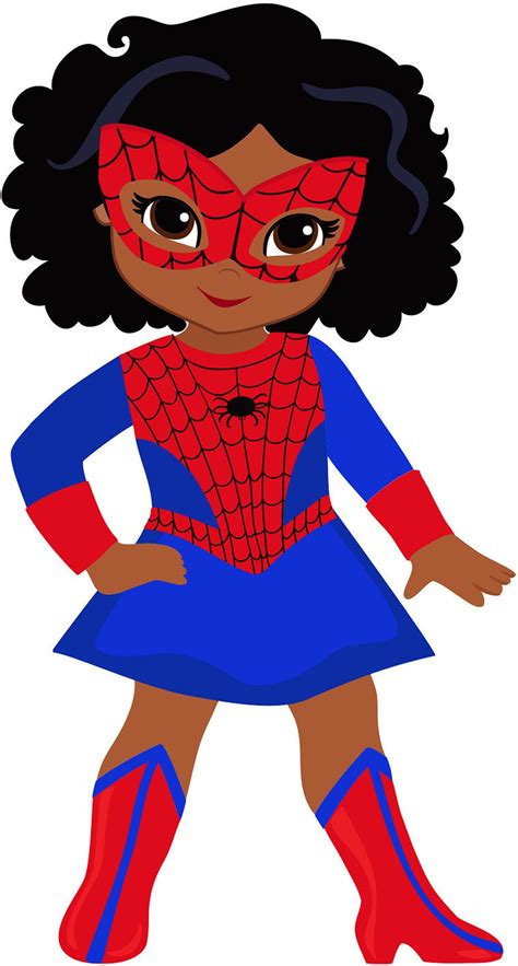 Pegatinas De Superhéroes Femeninos Afroamericanos Para Etsy España