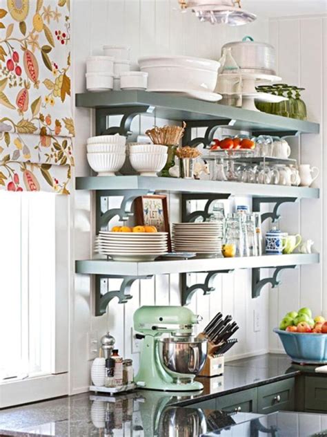 Compra vajillas y piezas sueltas aquí a los mejores precios. 15 Beautiful Kitchen Designs with Floating Shelves - Rilane