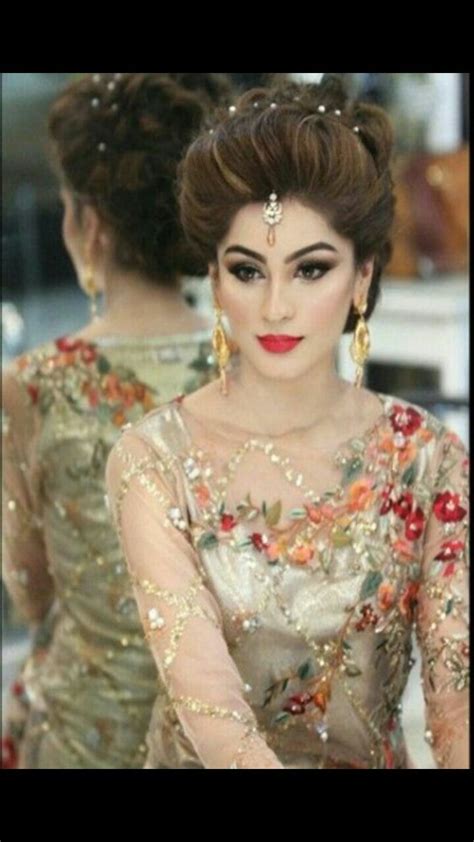 Reception Hair And Make Up Pakistani Bridal Makeup Indian Wedding