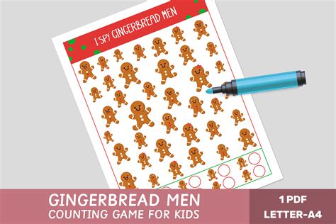 i spy gingerbread men christmas game graphic by let´s go to learn