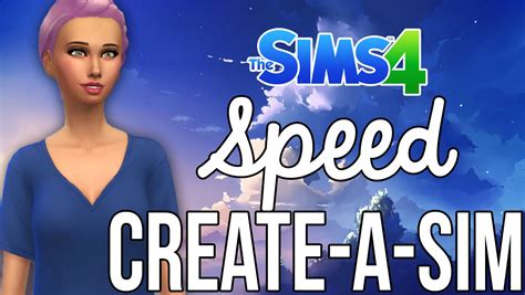 Sims 4 Speed Cas No Custom Content Challenge Youtube