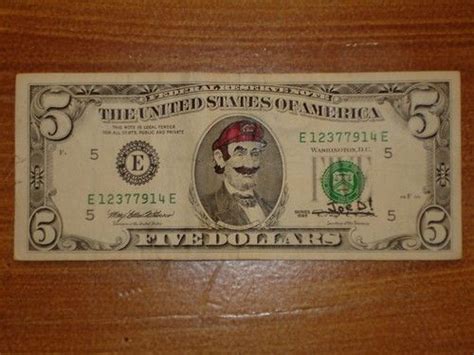 Dollar Bill Drawing