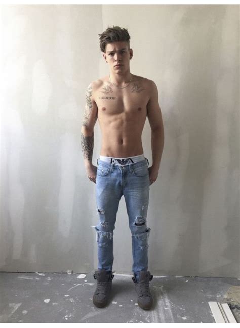 Vince Kowalski Shirtless Tattoos Modelwerk Hot Jeans Torn