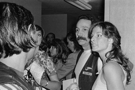 Ralph “sonny” Barger Hells Angels Chieftain Is Shown With His Wife