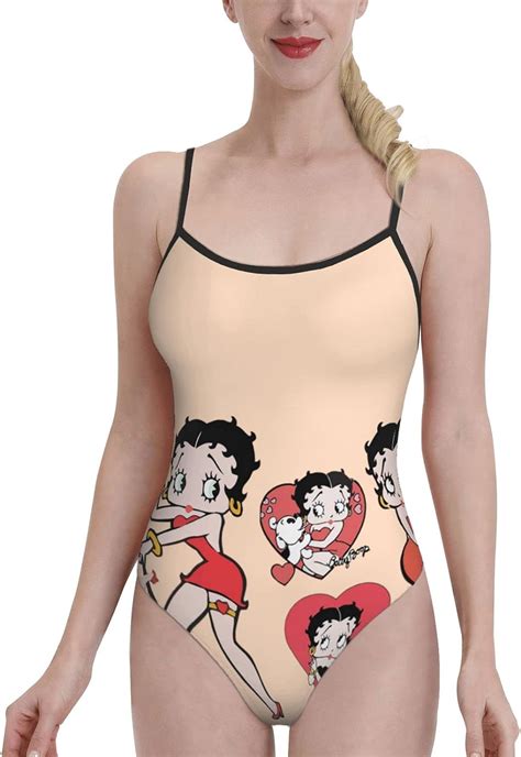 Betty Boop Swimsuit Ladies One Piece Swimsuit Summer Bikini Beach