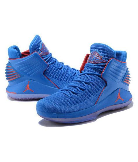 Should we view a shoe switch as a brand marketing move? Jordan 32 XXX11 RUSSEL WESTBROOK Blue Basketball Shoes ...