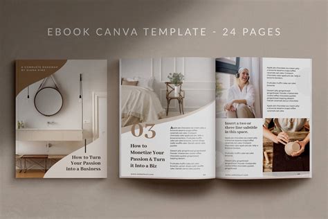 Ebook Canva Template Nordic Magazine Templates Creative Market