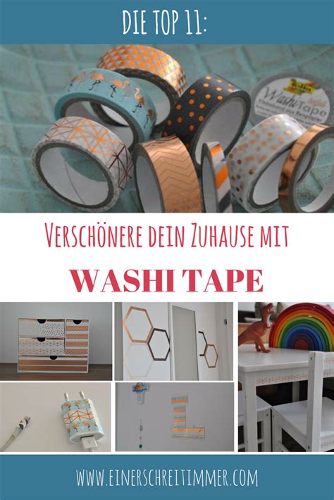 Washi Tape Ideen Wie Du Mit Washi Tape Dein Zuhaue Verschönerst