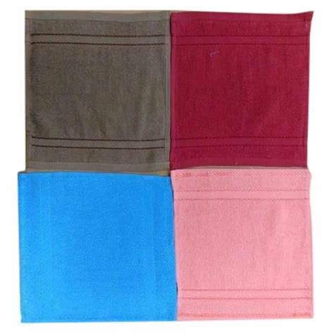 Multi Color Cotton Face Towel Size 12 X 12 Inch At Rs 12piece In