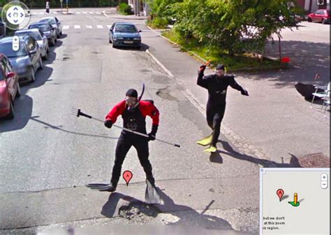 Wtf Moments Caught On Google Street View Mashable