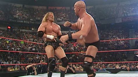 “stone Cold” Steve Austin Vs Triple H Three Stages Of Hell Match Wwe No Way Out 2001 Youtube