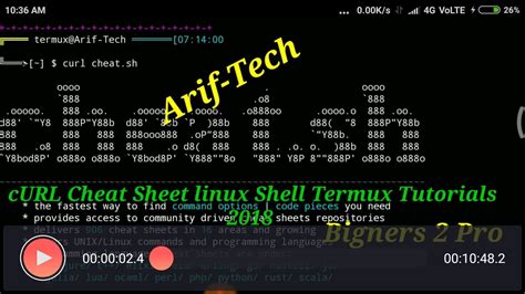 2 Curl Cheat Sheet Linux Shell Termux Tutorials Bigners 2 Pro 2018 On