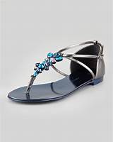 Images of Jeweled Flat Sandals