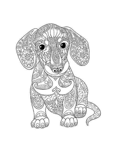 Free Puppy Coloring Pages For Adults Printable To Download Puppy