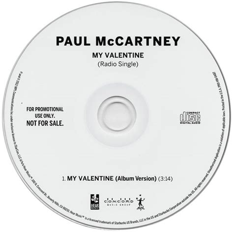 My Valentine Cd Single By Paul Mccartney