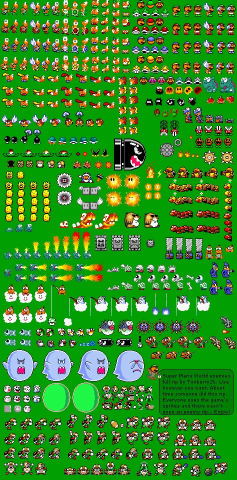 Video Game Sprites Pixel Design Super Mario World Donkey Kong
