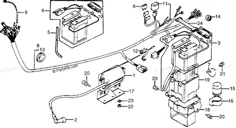 Motorcycle wiring telephone line electrical wiring electric scooter motorcycles electric moped scooter. Honda Motorcycle 1980 OEM Parts Diagram for Wire Harness ...