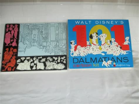 Walt Disney 101 Dalmations Cartoon Kit Colorforms Vintage 1961 999