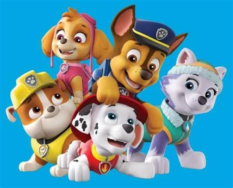 Paw Patrol Chase Everest Skye Rubble Marshall By Lah2000 On Deviantart