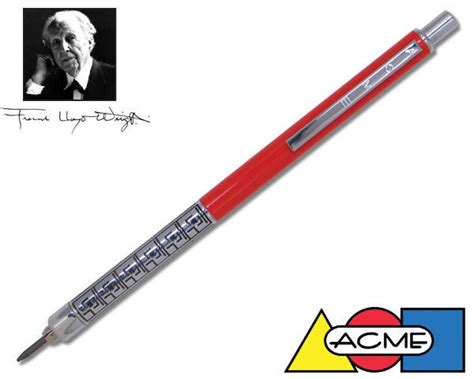 Acme Architects Mechanical Pencil By Frank Lloyd Wright