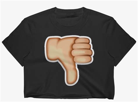 Emoji Crop Top T Shirt Thumb Signal 1000x1000 Png Download Pngkit