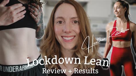 Heather Robertson Lockdown Lean My Review Results From Her 2 Week No Repeat Fitness Program