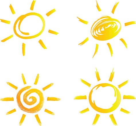 Royalty Free Simple Sun Tattoo Clip Art Vector Images