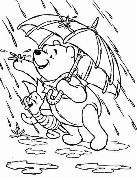 Rain Coloring Page Coloring Page For Kids Coloring Home