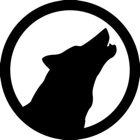 Emblema De La Mascota Del Logo De Cabeza De Lobo Png Wolf Clipart