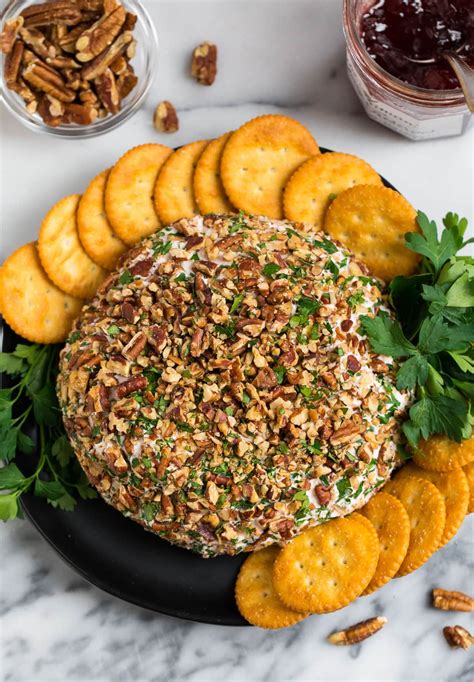 Cream Cheese Ball Classic Cheese Ball Recipe WellPlated Com Tea Band