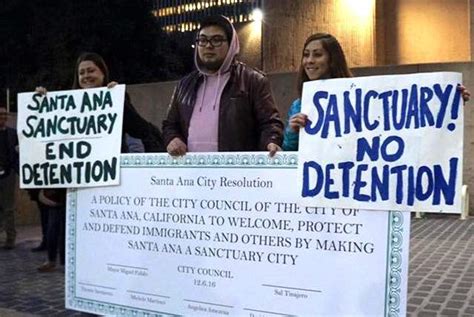 The Santa Ana City Council Unanimously Passed A Sanctuary City