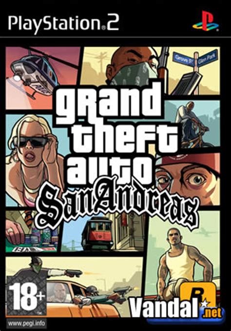 Band hero, major league baseball 2k9, guitar hero: Grand Theft Auto: San Andreas - Videojuego (PS2) - Vandal