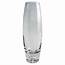 CLEAR GLASS BULLET VASE 3X11  At Home