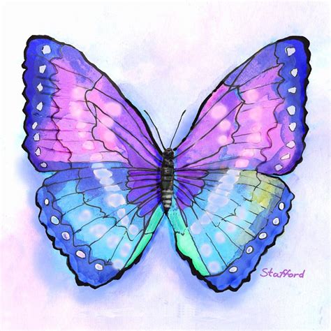 Big Butterfly Print Mariposas