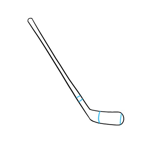 How To Draw A Hockey Stick Step By Step Learn Ow To Draw A Hockey