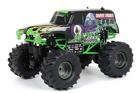 New Bright Monster Jam Radio Control Rc Grave Digger 4x4 24 Ghz 110