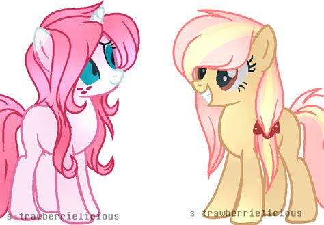 Repost Two Of My Ponies By Blossomic On Deviantart